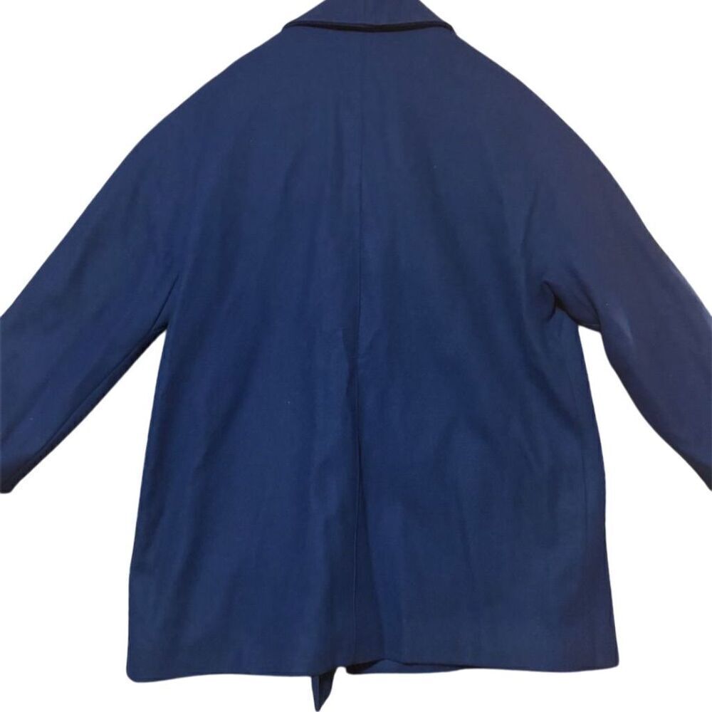 Harve Benard Women's Blue Coat  Blazer Jacket Size 16Business Solid - Picture 2 of 10